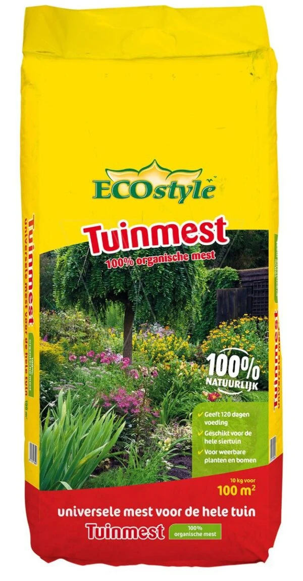 Ecostyle Tuinmest 10 Kg 100% Natuurlijk