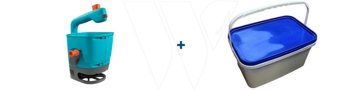 Gardena Handstrooier M + 7kg Strooizout 1 Gardena Handstrooier M + 7kg Strooizout